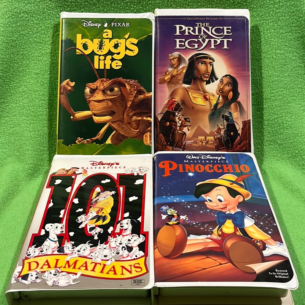 VHS Tape Bundle Of Four Movies